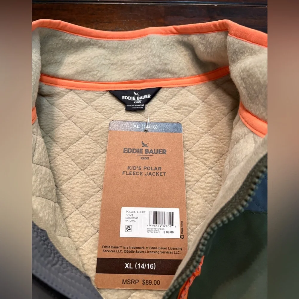 Eddie Bauer Kids' Polar Fleece Jacket - Picture 2 of 4